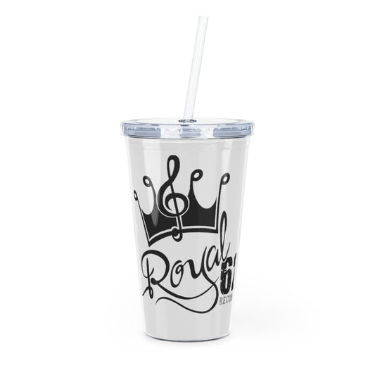 Royal 62 Records Plastic Tumbler with Straw