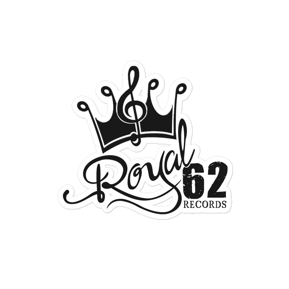 Royal 62 Records Bubble-free stickers