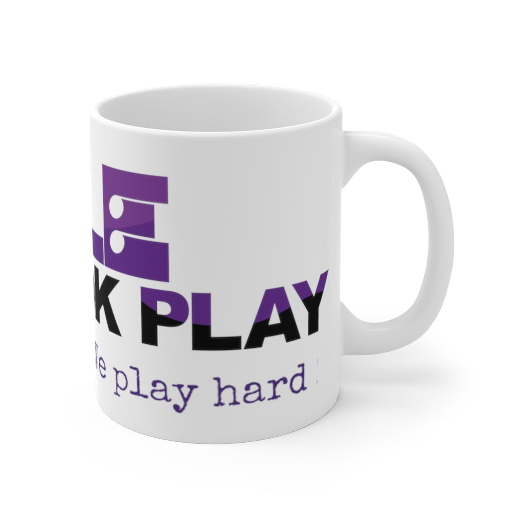 Purple Look Play "Work Hard Play Hard" Ceramic Mugs (11oz\15oz\20oz)