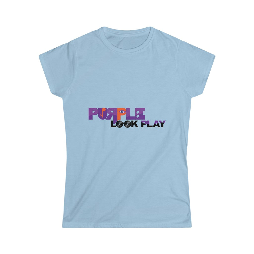 Purple Look Play Women's Softstyle Tee