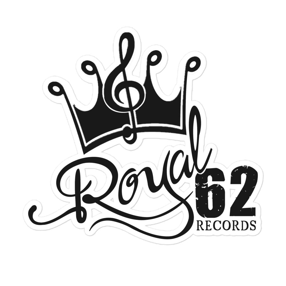 Royal 62 Records Bubble-free stickers