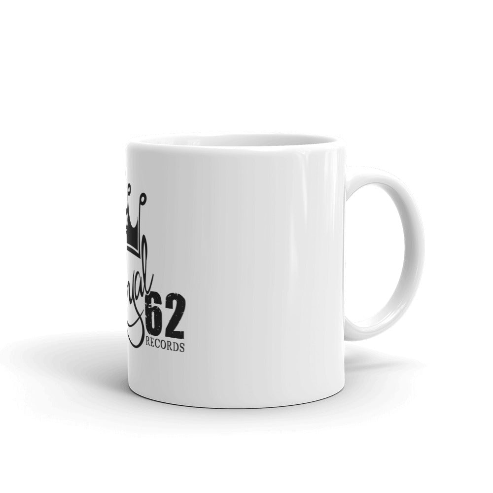 Royal 62 Records White glossy mug